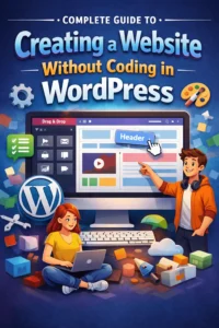 Create website without coding using Webreacher tools